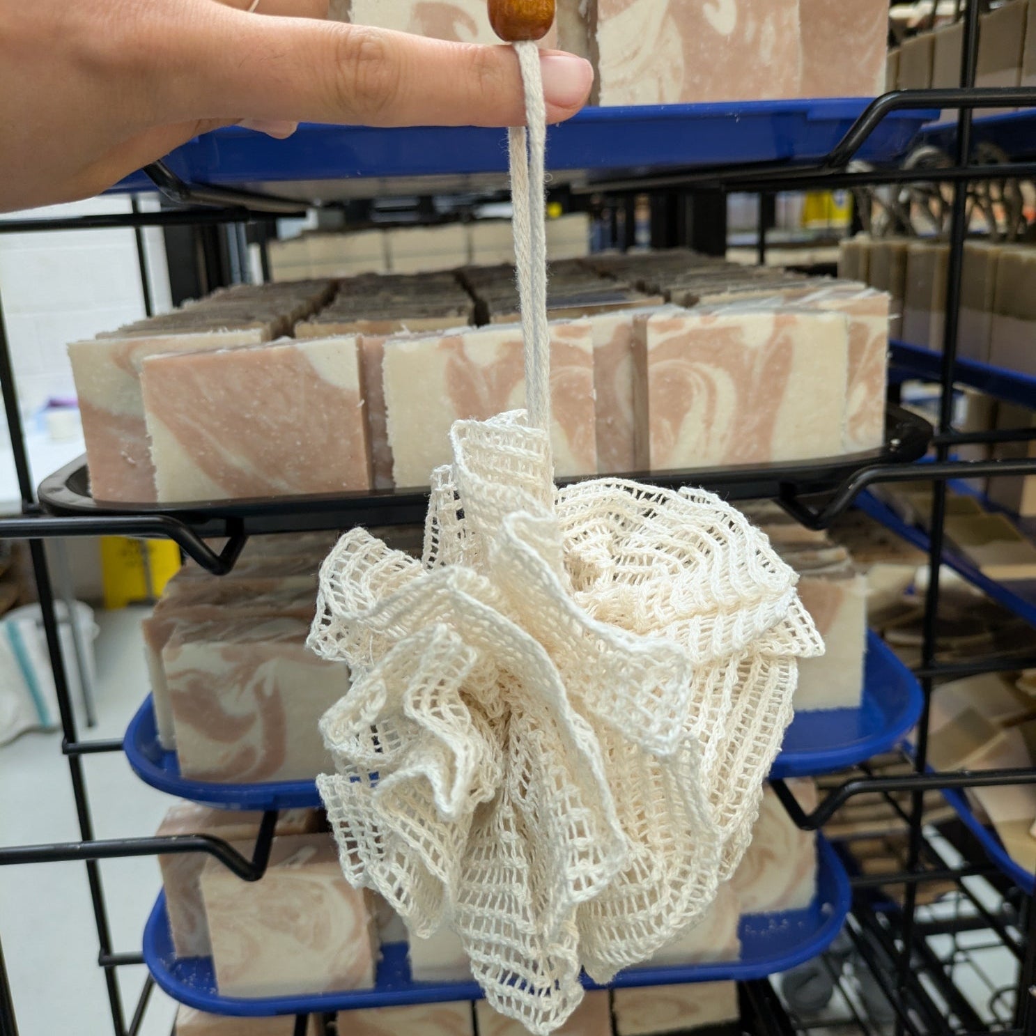 Rami Shower Puff – Exfoliating, Reusable & Eco-Friendly-0