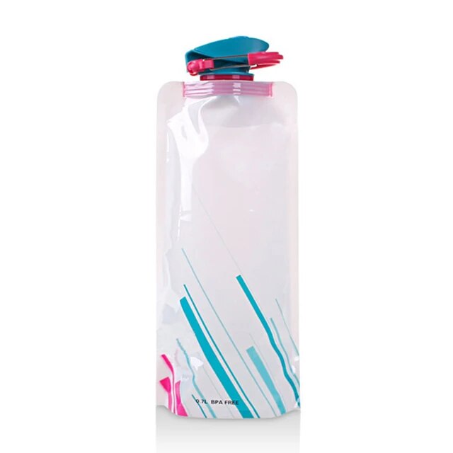 700mL Reusable Lightweight Collapsible Folding Water Bottle-5