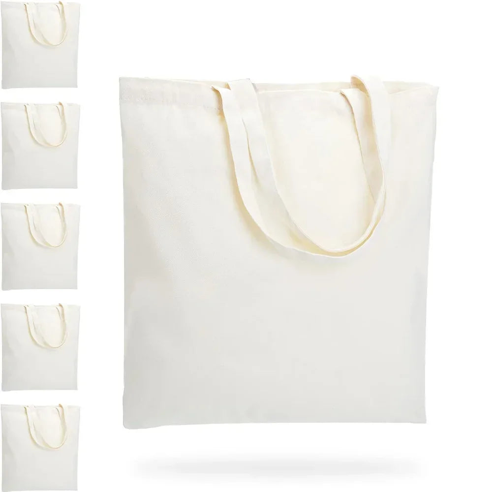 Eco-Bag 6-Pack Canvas Tote Bags