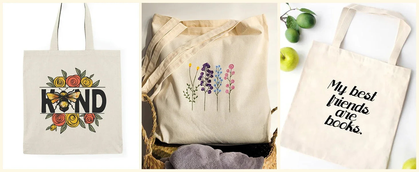 Eco-Bag 6-Pack Canvas Tote Bags