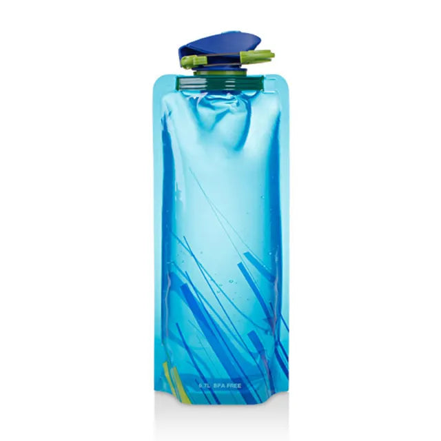 700mL Reusable Lightweight Collapsible Folding Water Bottle-6