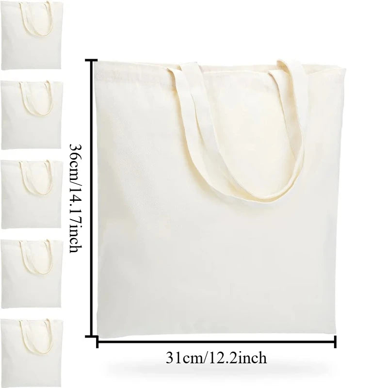 Eco-Bag 6-Pack Canvas Tote Bags