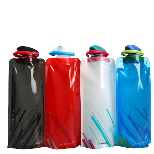 700mL Reusable Lightweight Collapsible Folding Water Bottle-0
